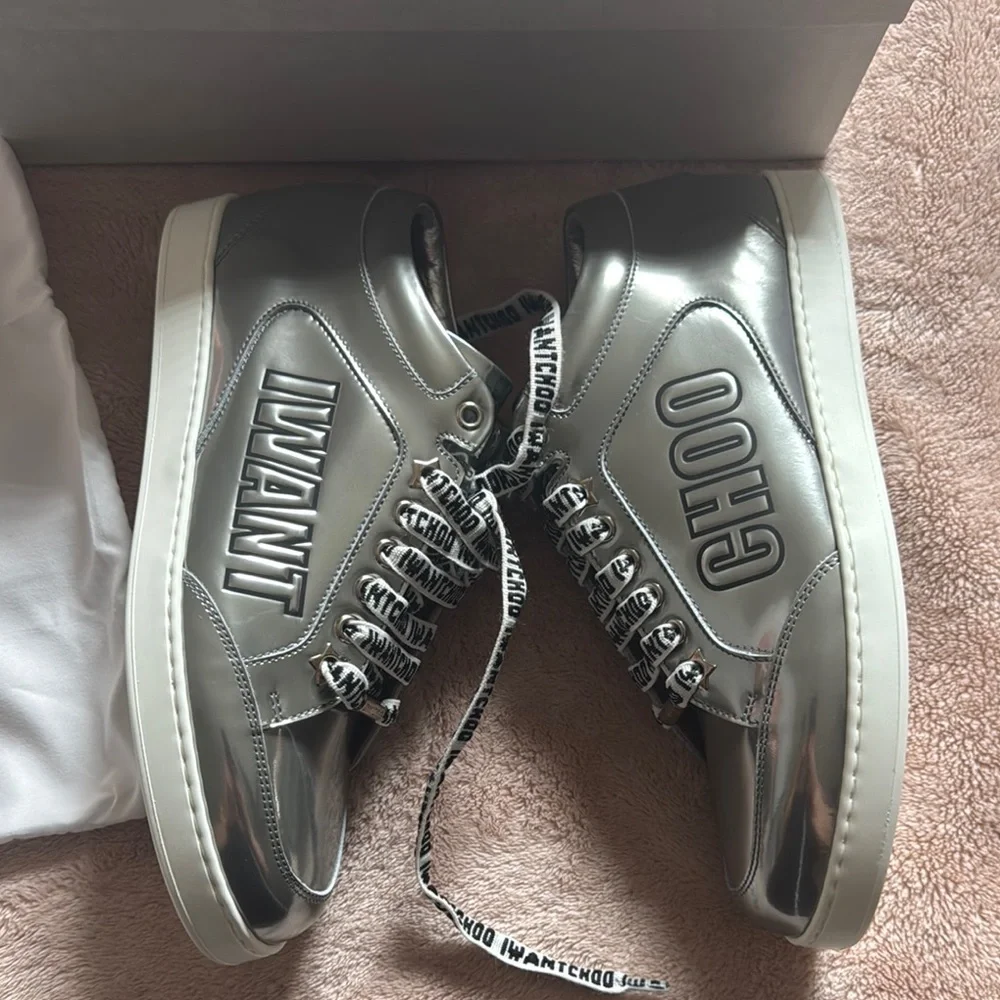 Jimmy Choo Silver Miami women’s sneakers - Picture 2 of 7